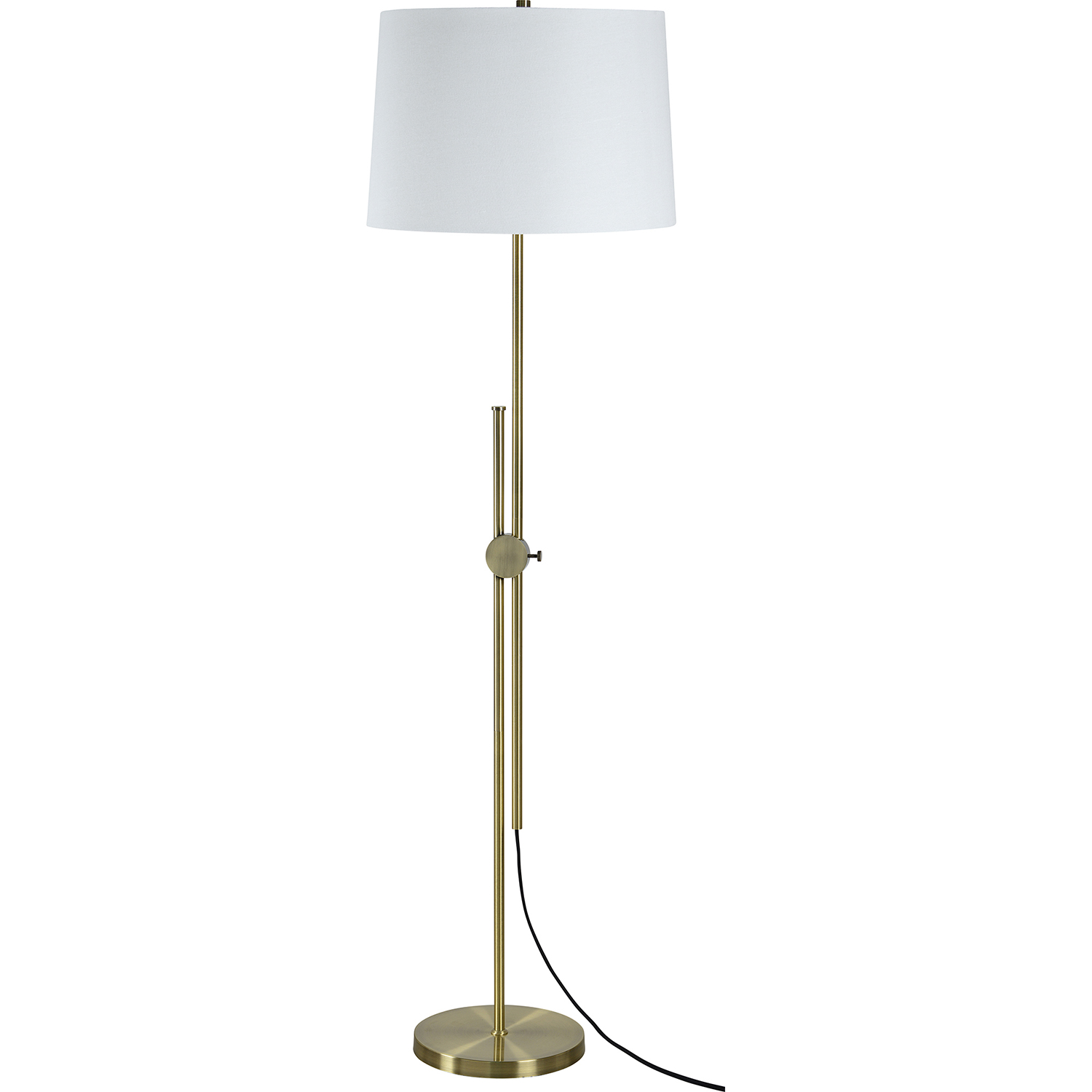 Ren-Wil Nobel Floor Lamp - Antique Brass