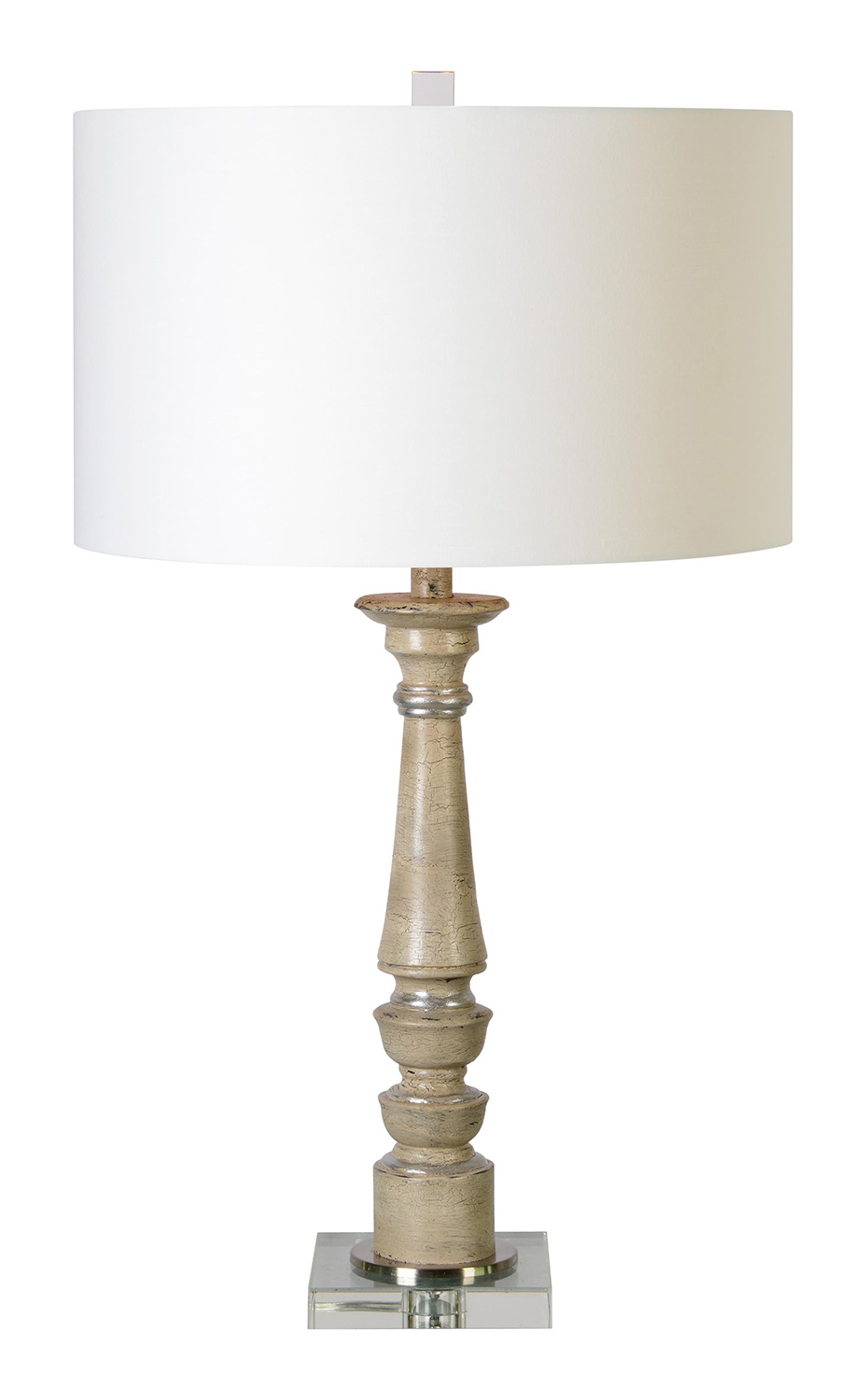 Ren-Wil Baluster Table Lamp - Antique White