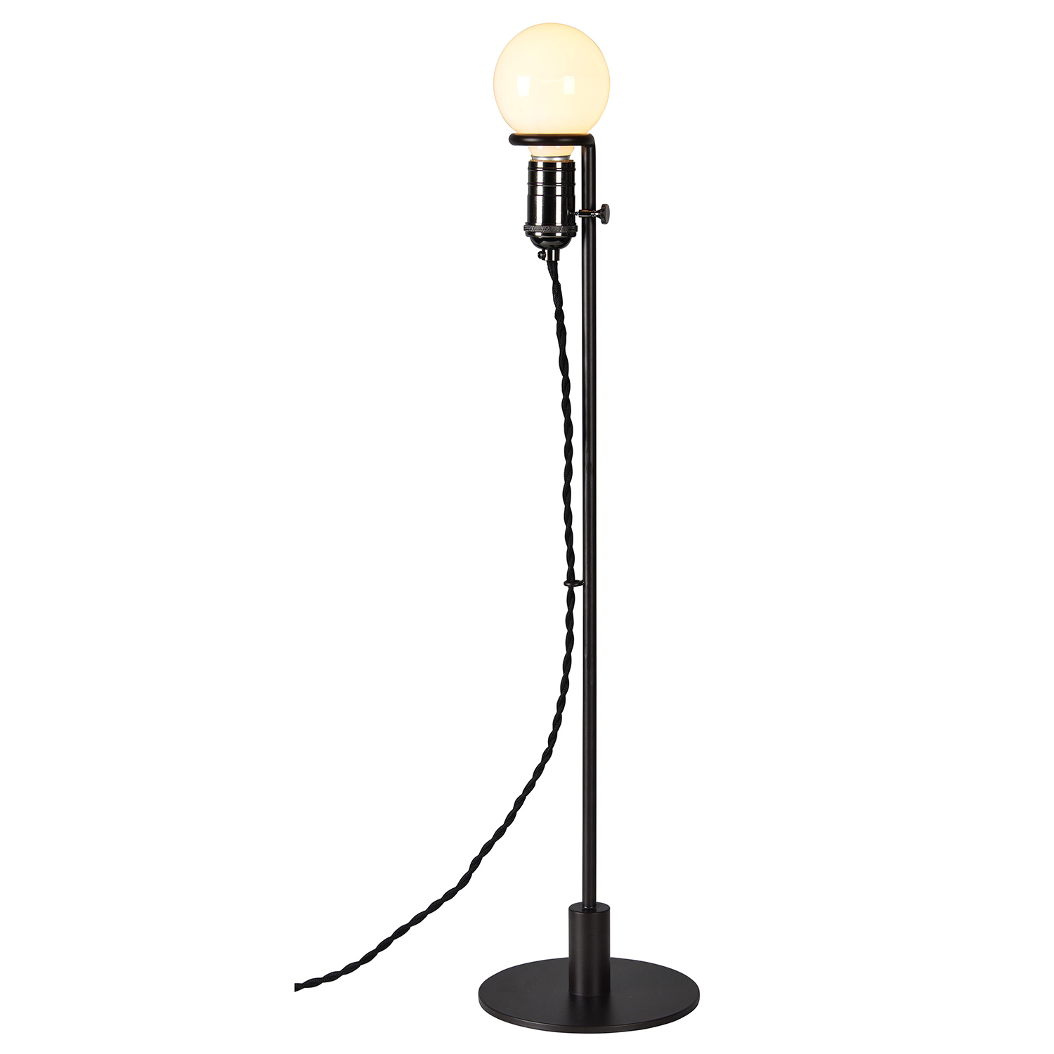 Ren-Wil Crane Table Lamp - Matte Black/AntiqueNickel