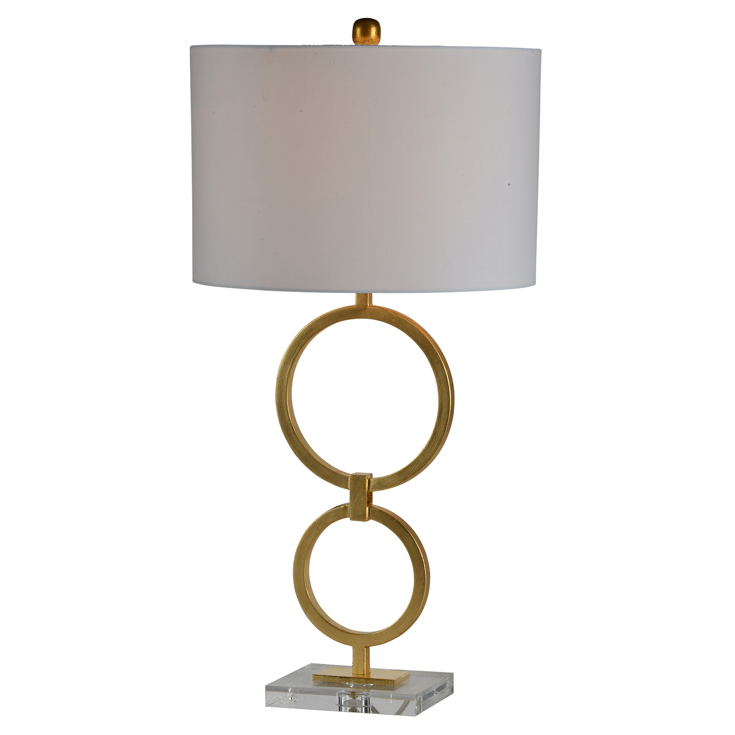 Ren-Wil Stack Table Lamp - Gold leaf