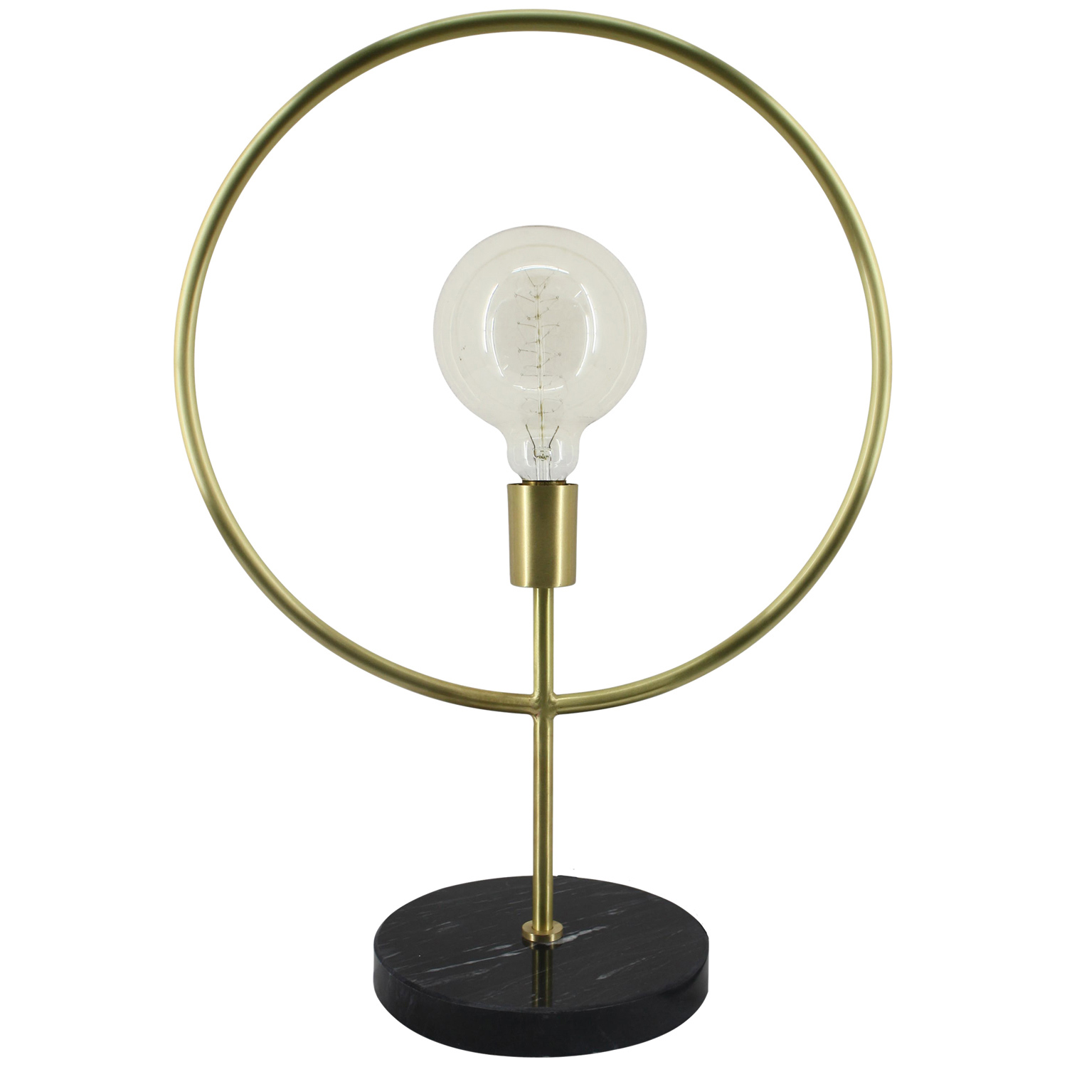 Ren-Wil Lincoln Table Lamp - Black/Matte Brass
