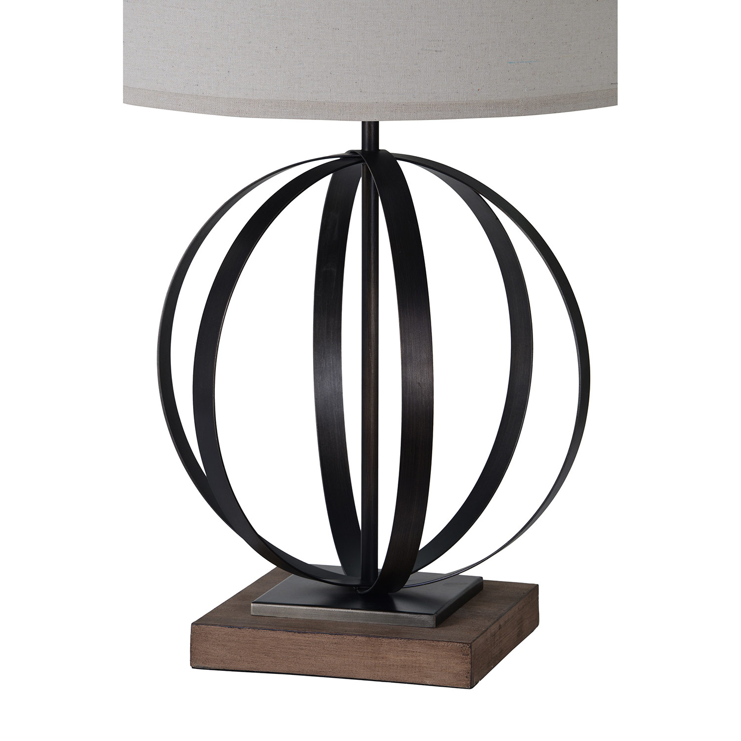 Ren-Wil Sawyer Table Lamp - Wood Grain