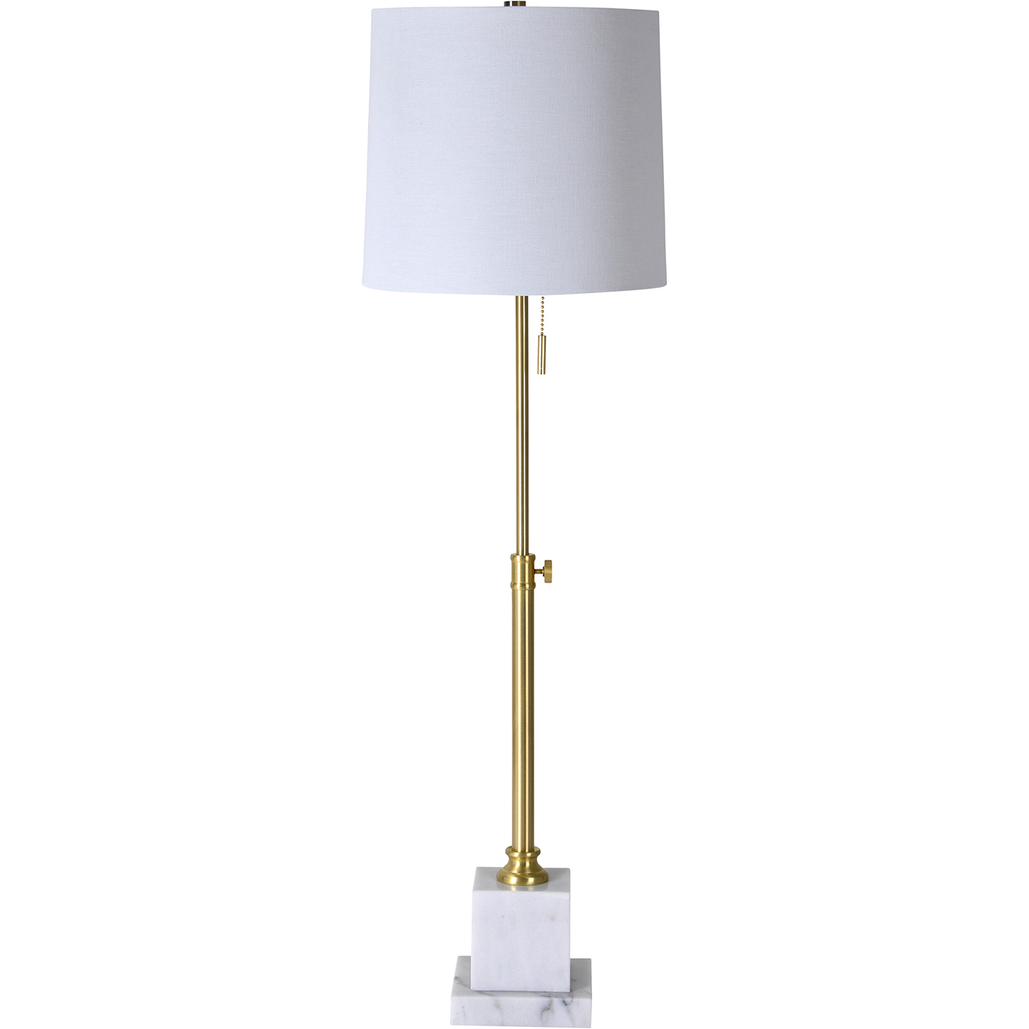 Ren-Wil Skeet Table Lamp - White Marble