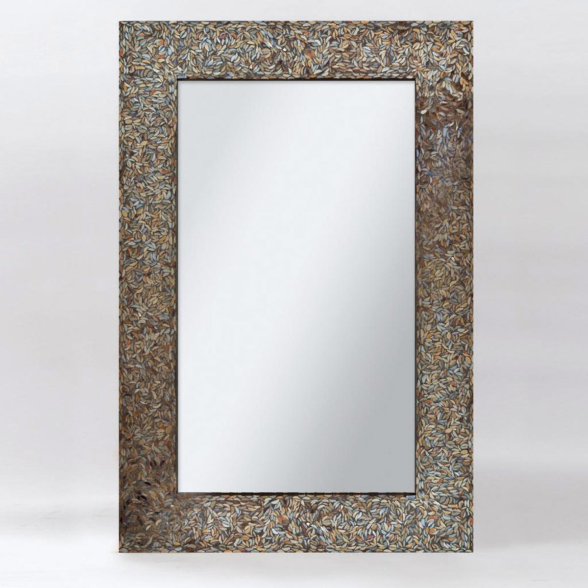 Ren-Wil Amber Mosaic Mirror - Black Mosaic