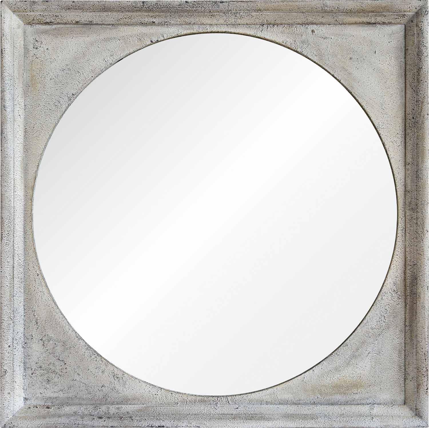 Ren-Wil Mock Mirror - Textured plaster/Off-White