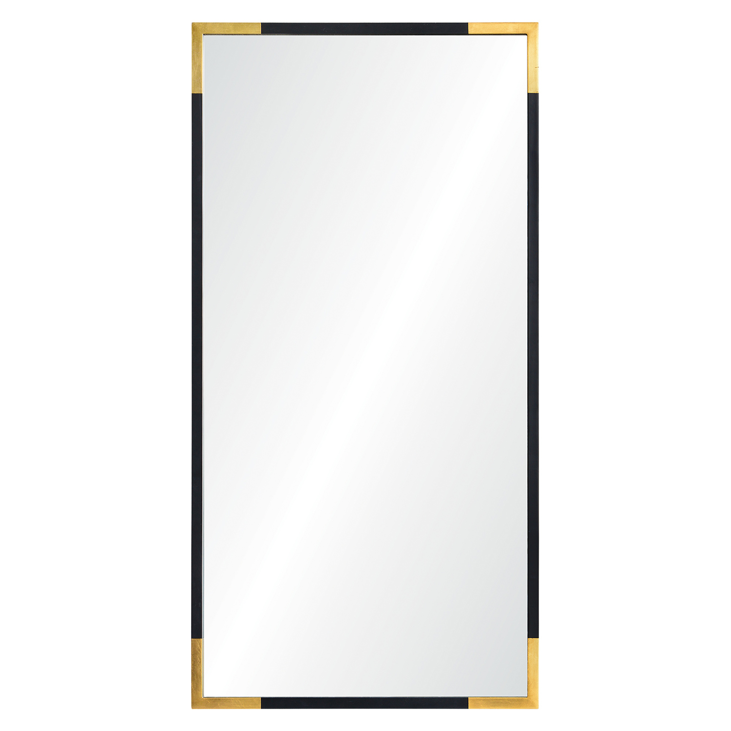 Ren-Wil Osmond Rectangular Mirror - Gold/Black