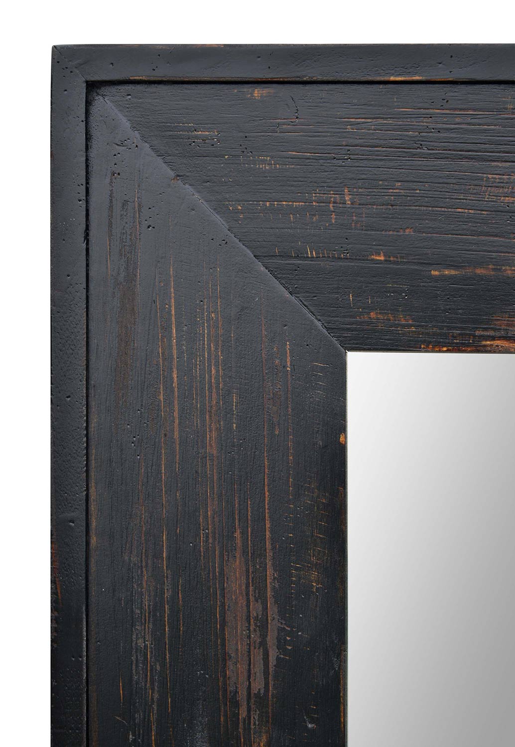 Ren-Wil Ellie Rectangular Mirror - Rustic Black