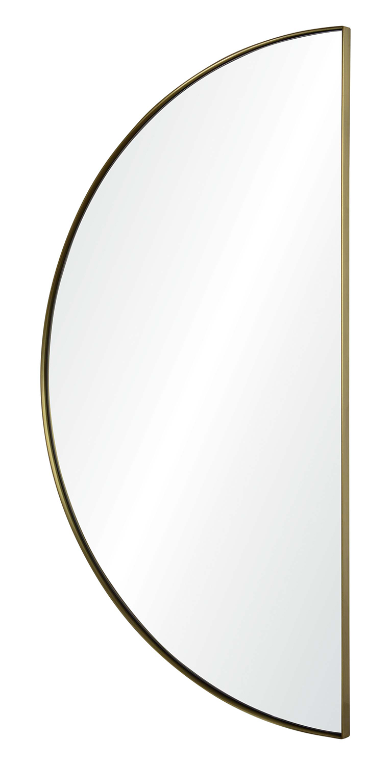 Ren-Wil Halfmoon Semicircle Mirror - Satin Brass