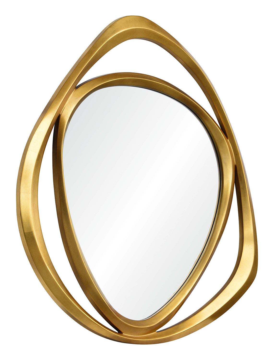 Ren-Wil Goldie Triangle Mirror - Gold Leaf