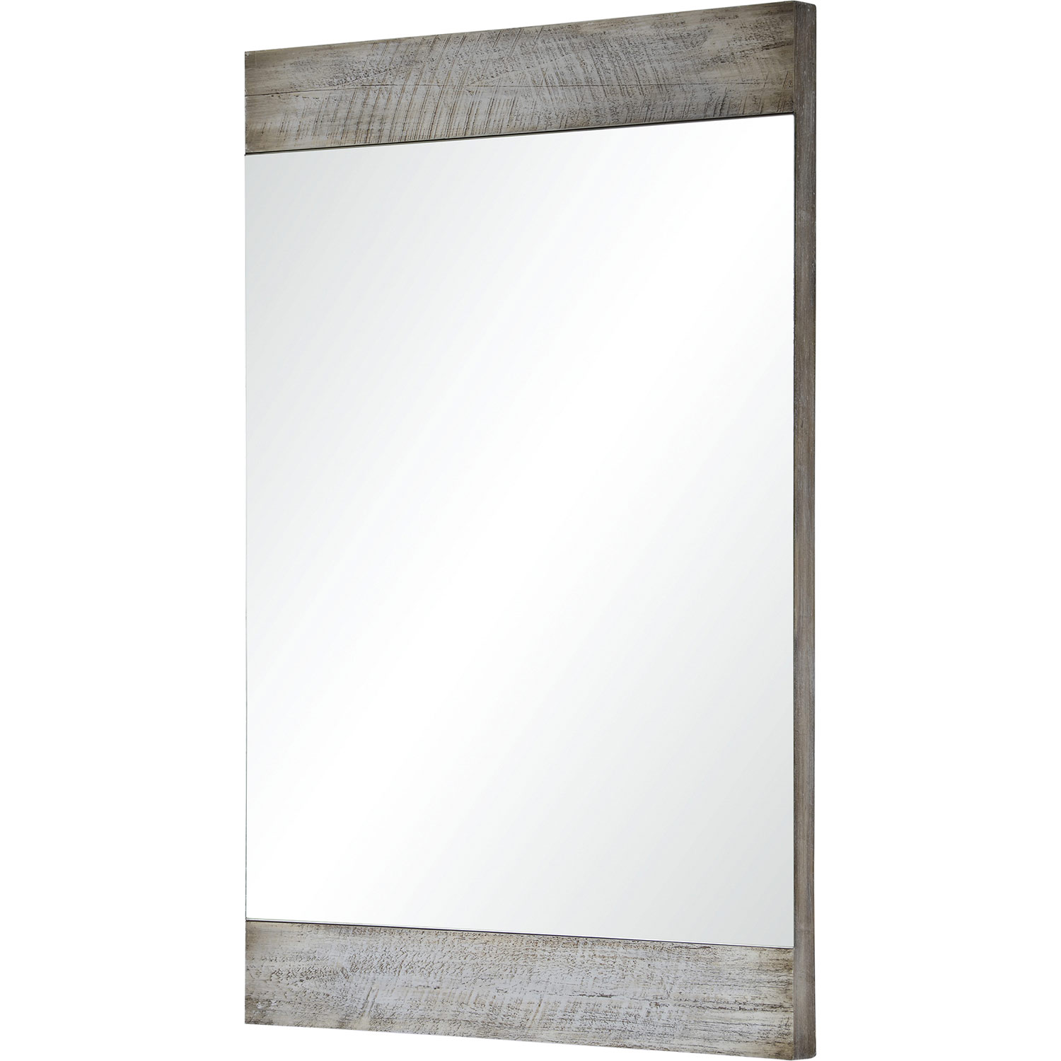 Ren-Wil Keeran Rectangle Mirror - Dark White Wash