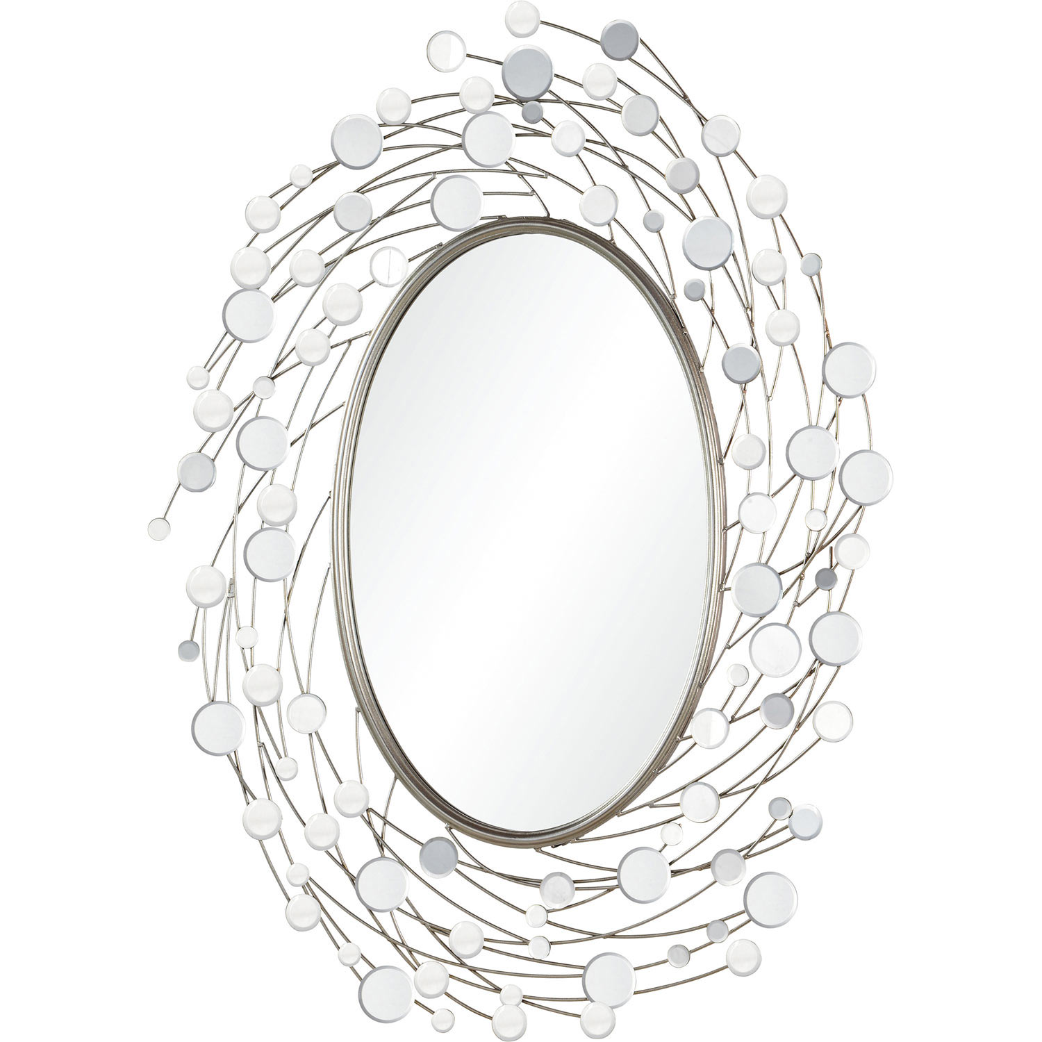 Ren-Wil Sirit Irregular Mirror - Silver Leaf