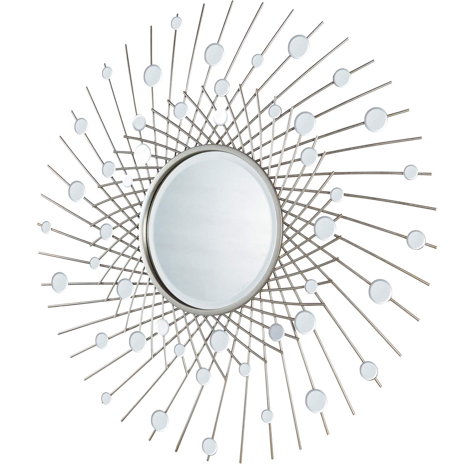 Ren-Wil Latham Irregular Mirror - Silver Leaf