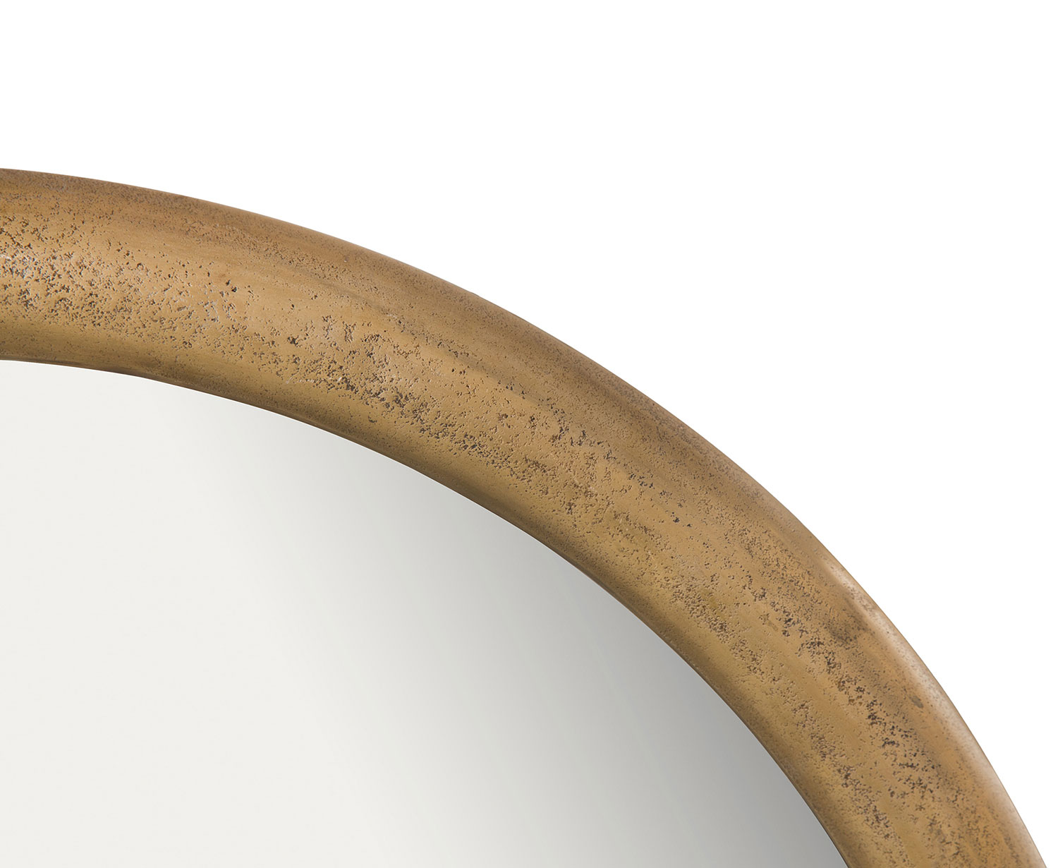 Ren-Wil Dendridge Round Mirror - Antique Brass