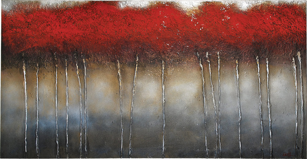 Ren-Wil Crimson Forest Canvas Painting
