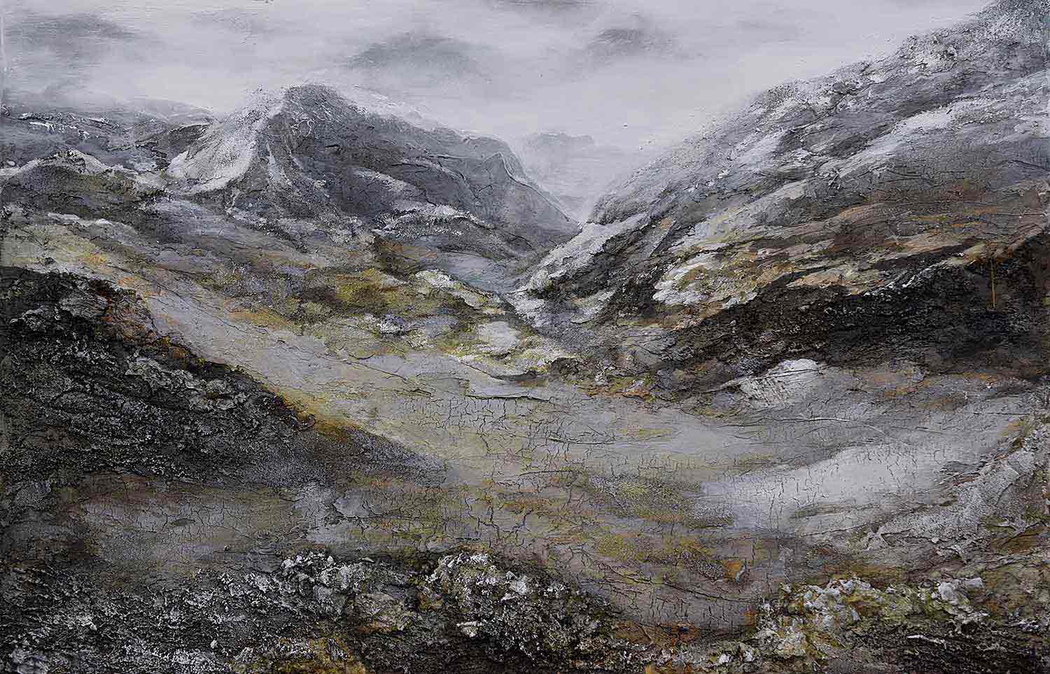Ren-Wil Winter Ridge Canvas Painting - Matte