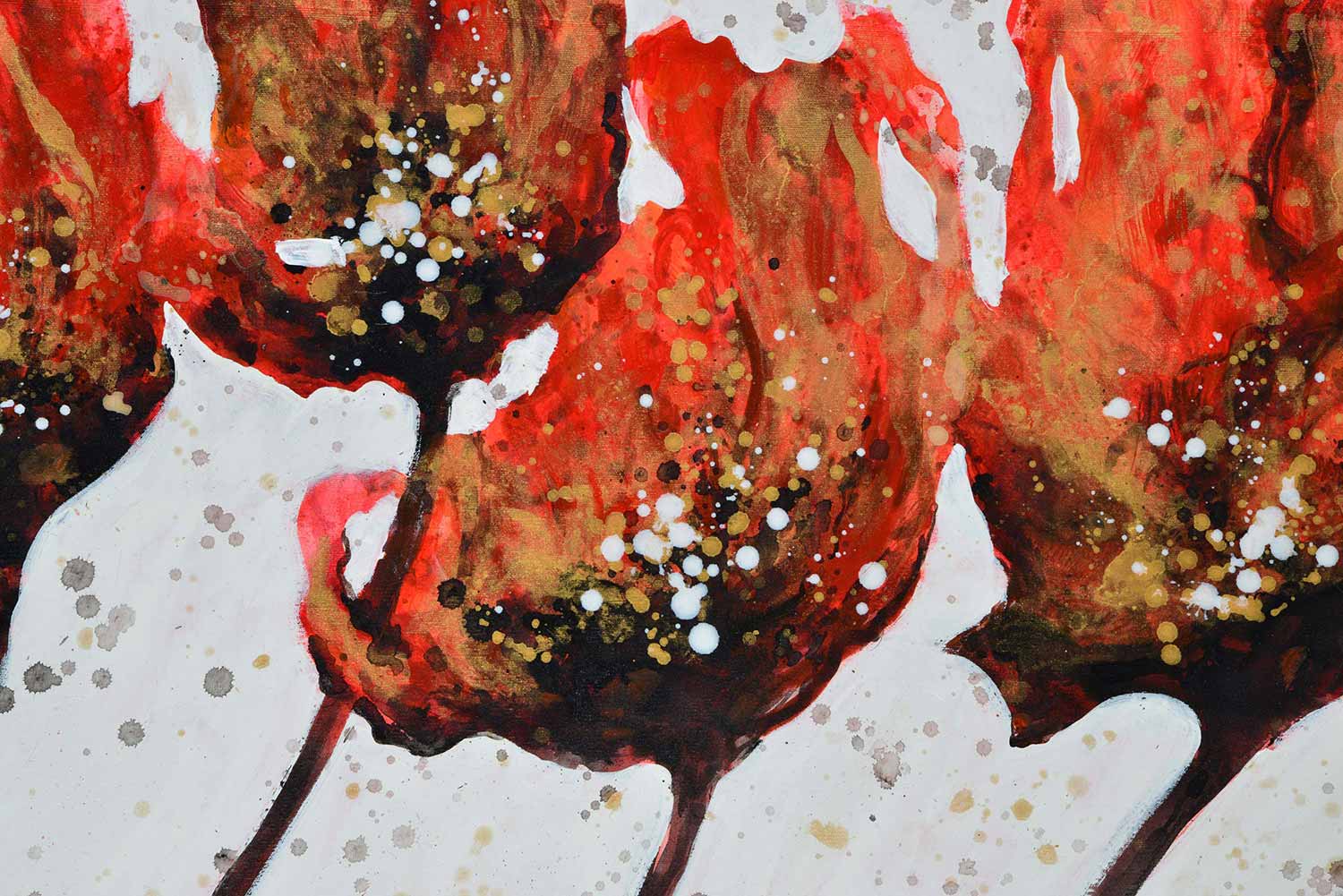 Ren-Wil Rosa Canvas Painting - Red Texture