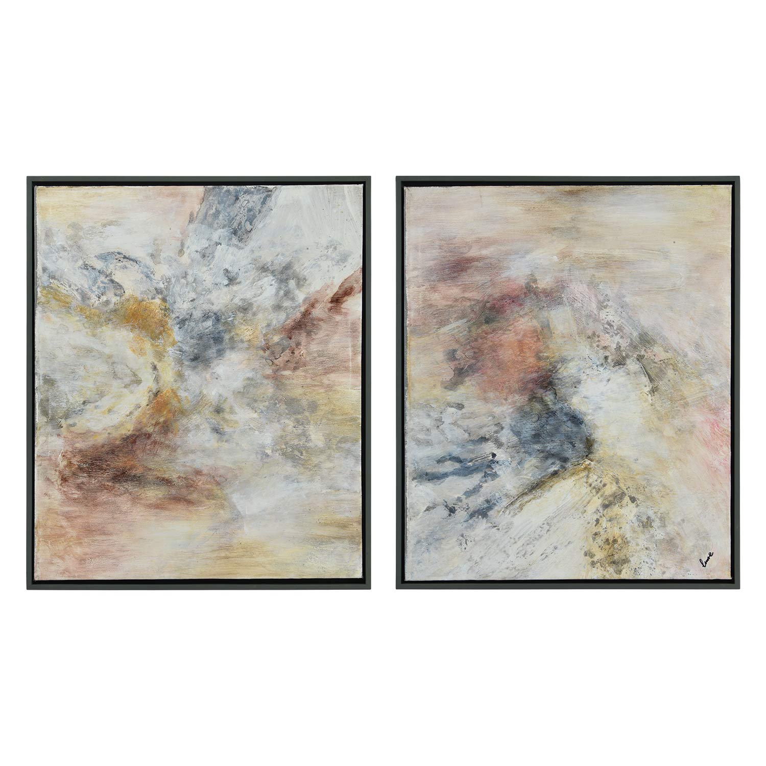 Ren-Wil Astrid Canvas Painting - Grey