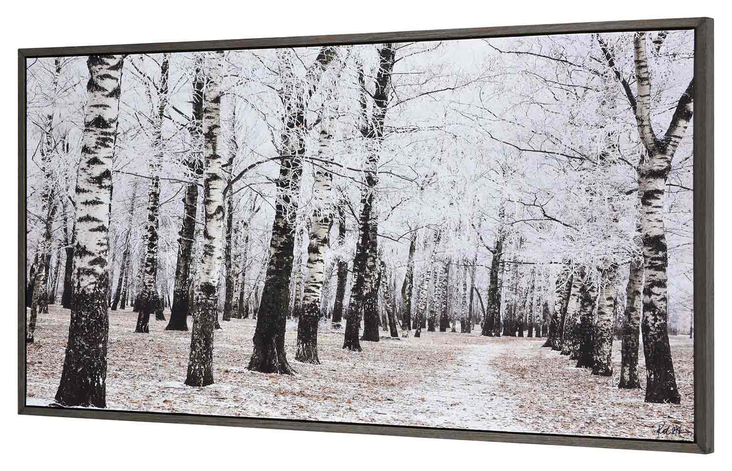 Ren-Wil Woodland Canvas Painting - Charcoal Grey