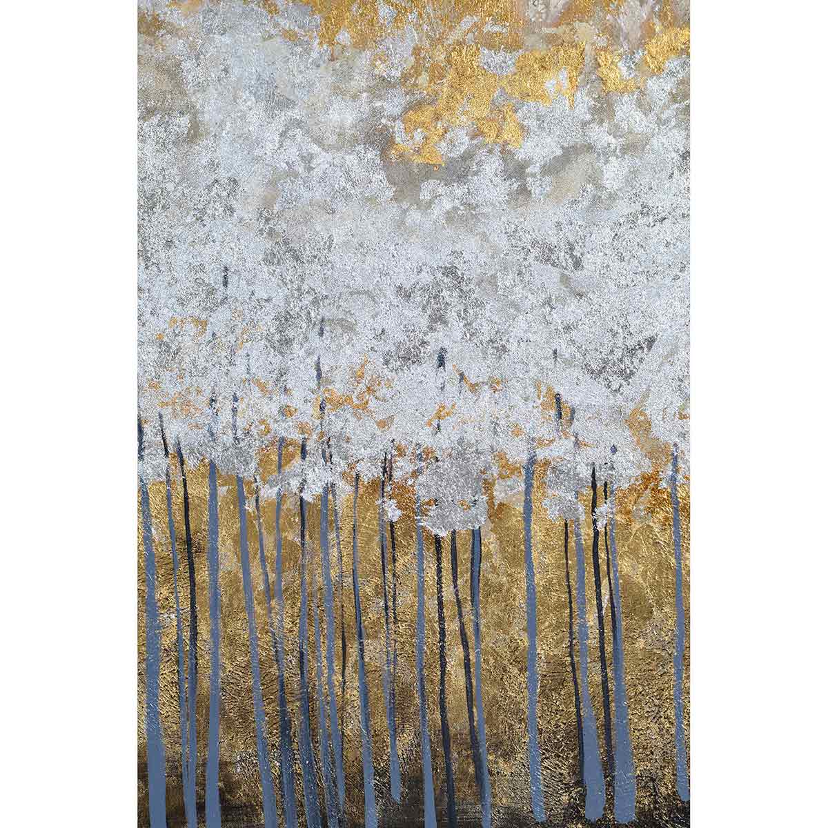 Ren-Wil Magee Canvas Art - Matte/Gold Leaf Accent/Chocolate