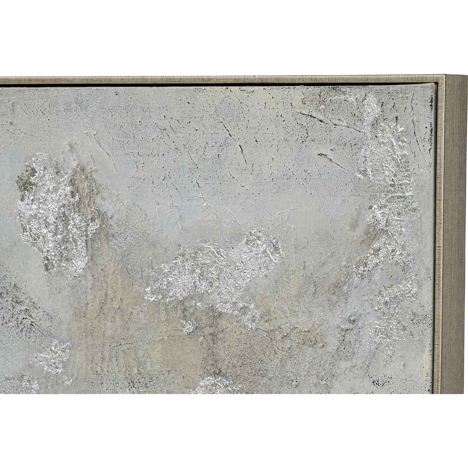 Ren-Wil Devonshire Canvas Art - Matte/Silver Leaf/High Gloss Accent