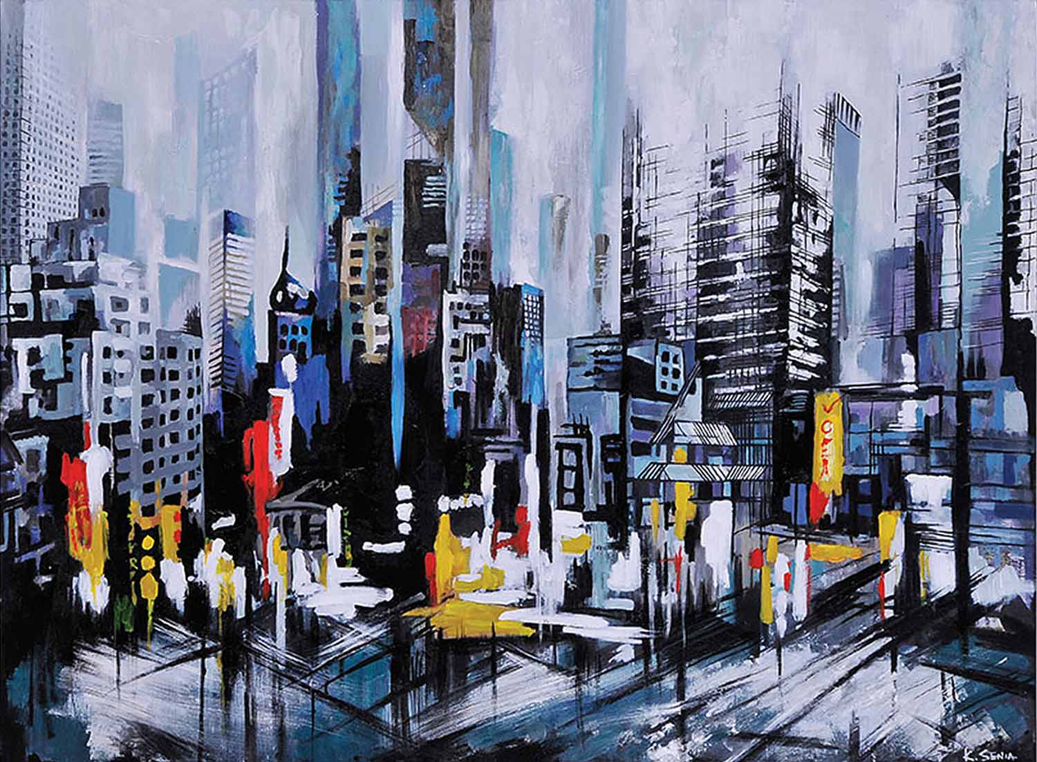 Ren-Wil Metro Heights Canvas Painting