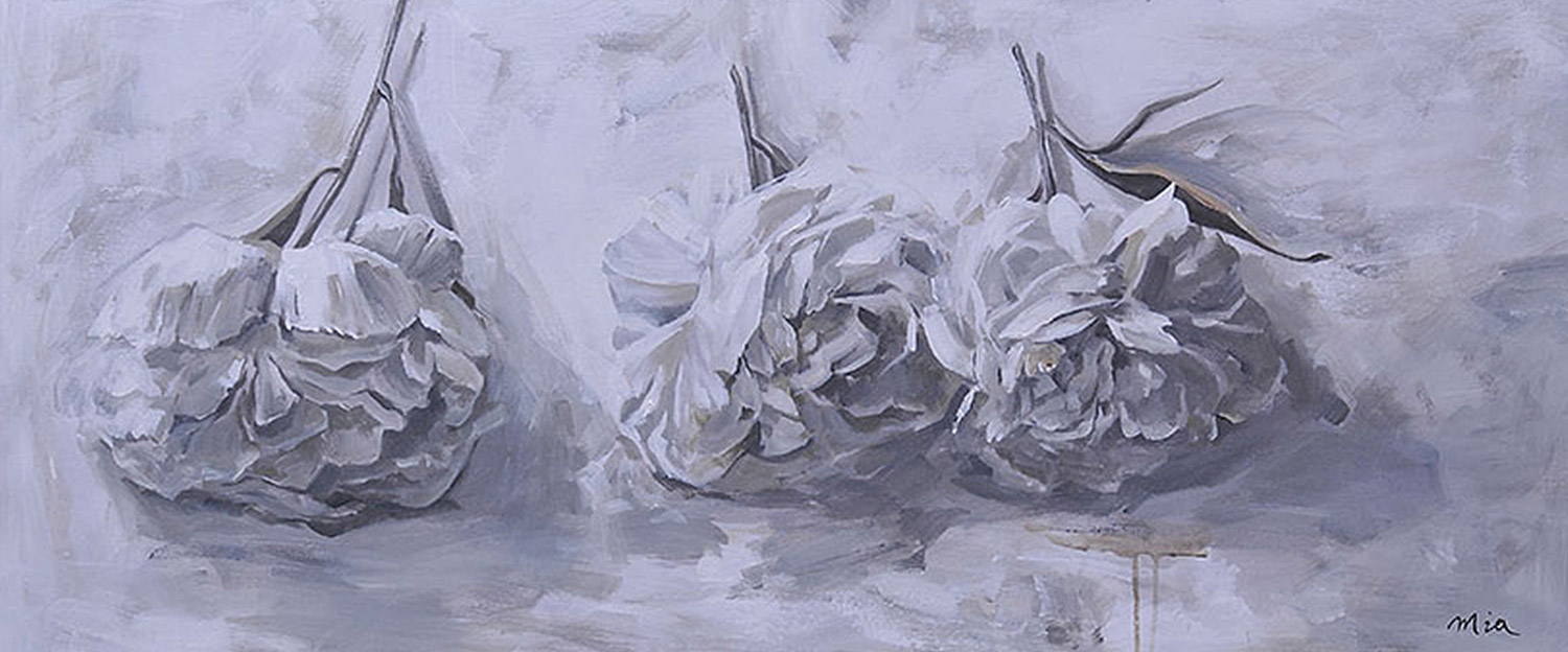 Ren-Wil First Peonies Canvas Painting