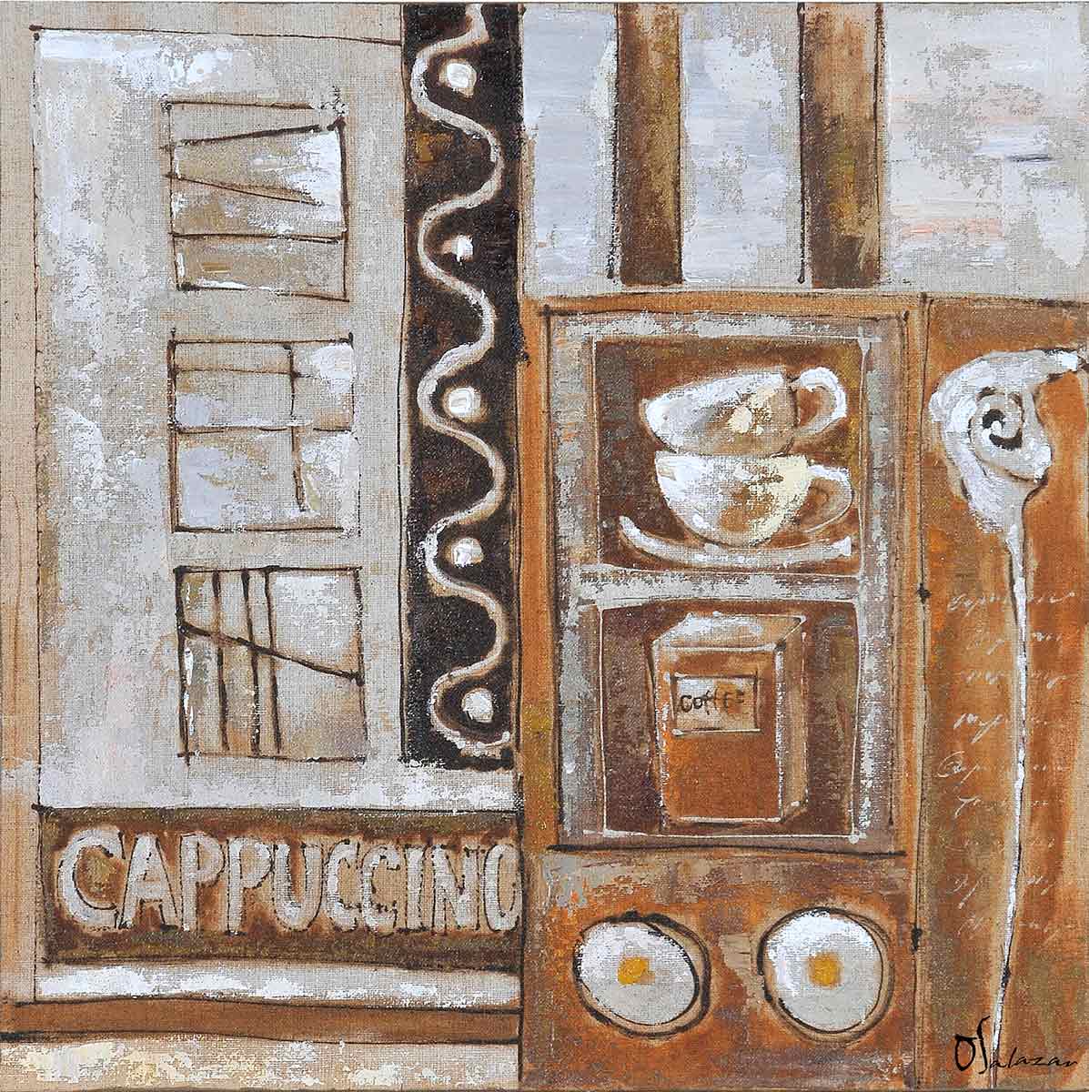Ren-Wil Cappuccino Canvas Painting