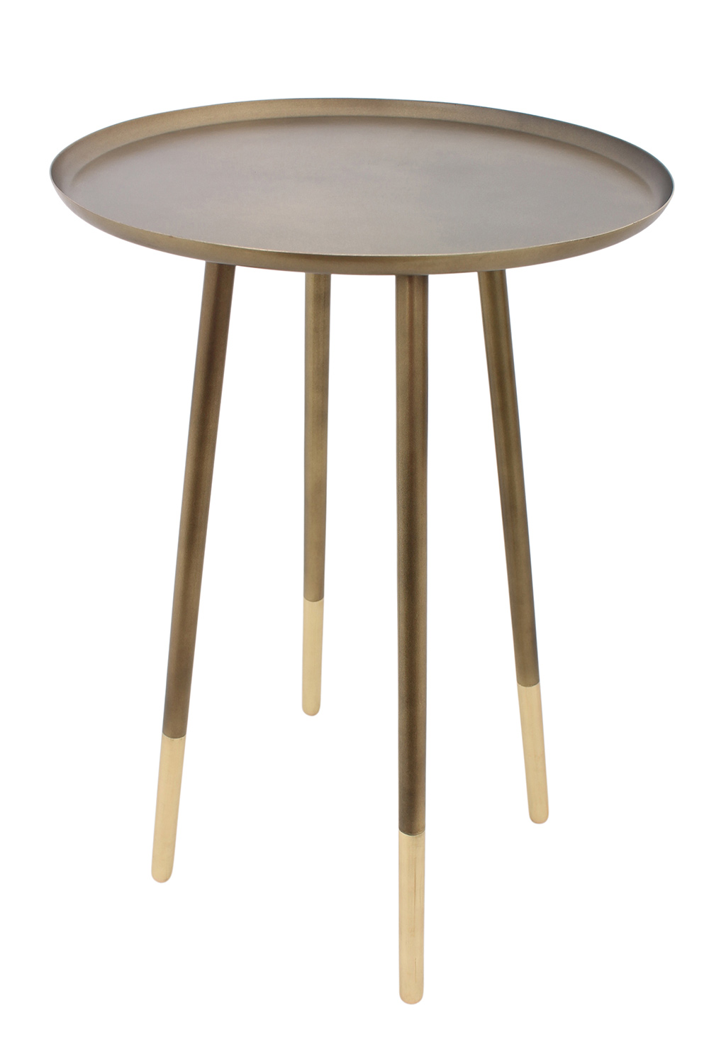 Ren-Wil Pawn Accent Table - Antique Brass