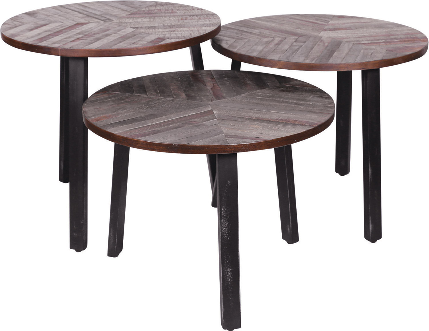 Ren-Wil Three Leaves Accent Table - Weathered