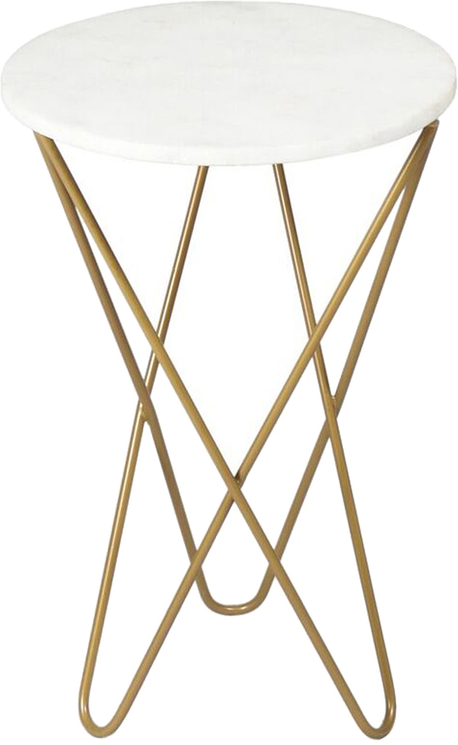 Ren-Wil Cinda Accent Table - Gold Powdercoated