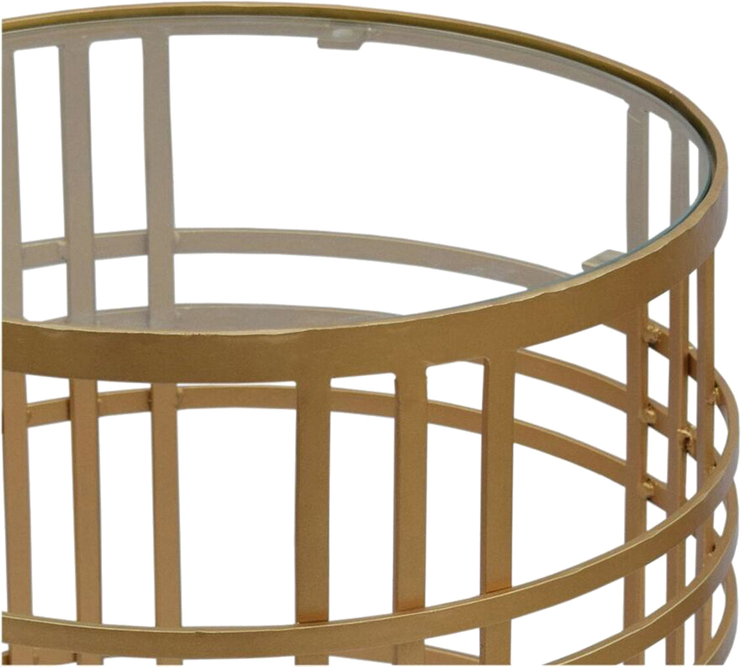 Ren-Wil Darvin Accent Table - Brass