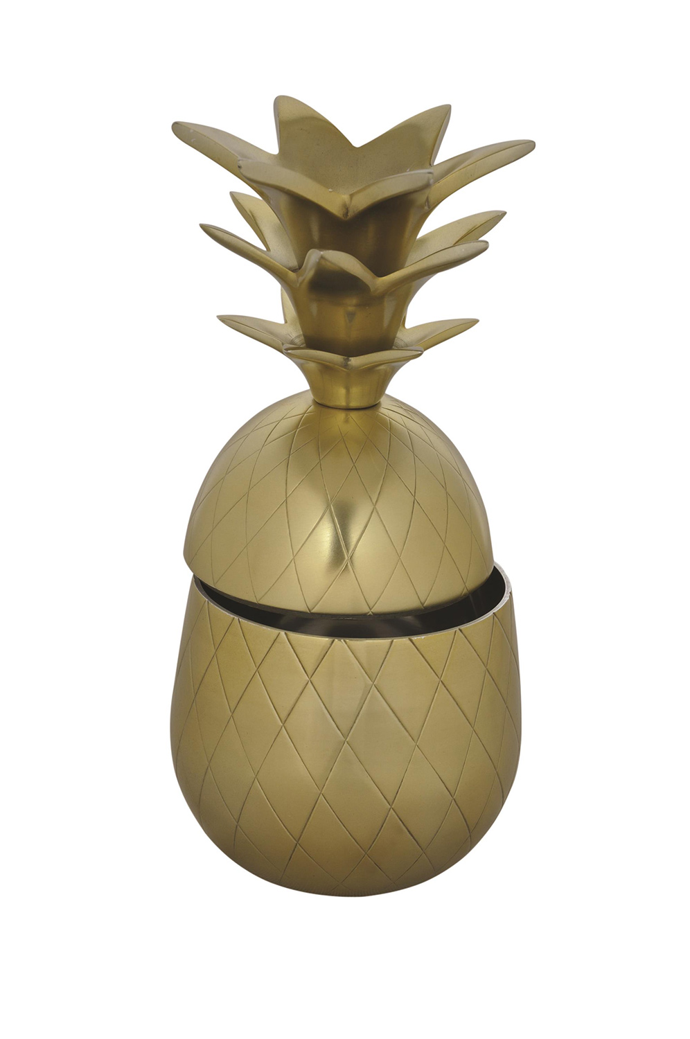 Ren-Wil Pineapple Box Vase - Gold