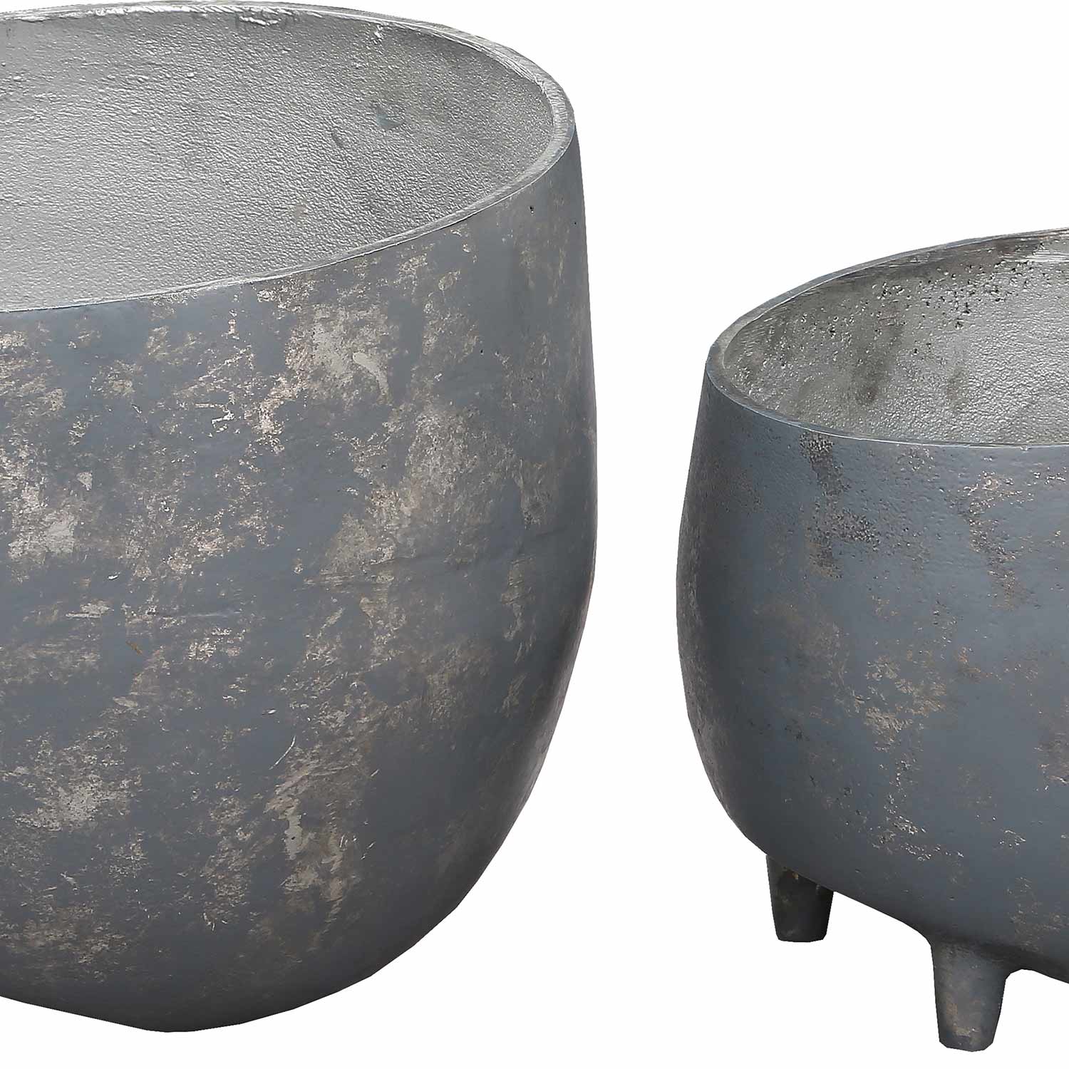 Ren-Wil Declan Outdoor Vase - Distressed Cement