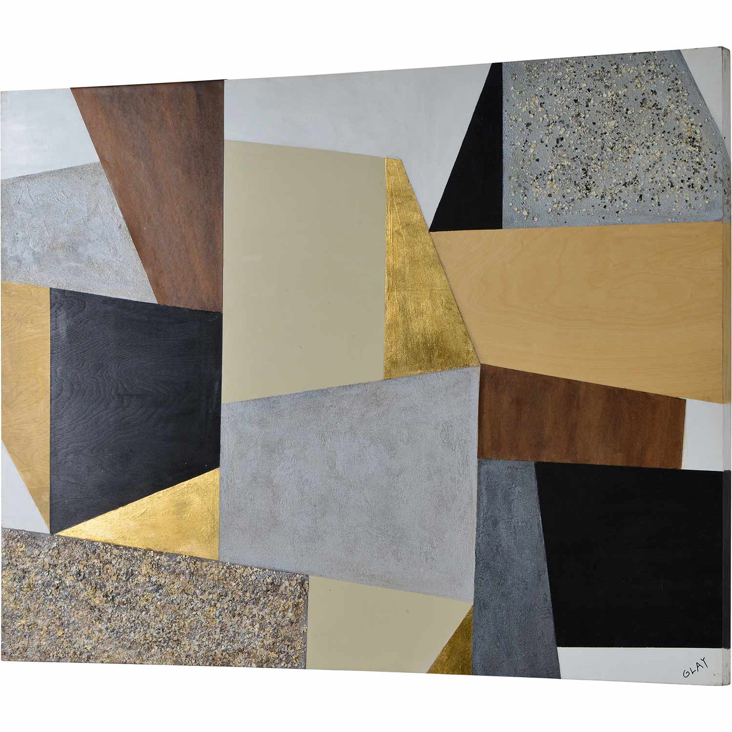 Ren-Wil Banting Alternative Wall Decor - Gold Leaf Accent