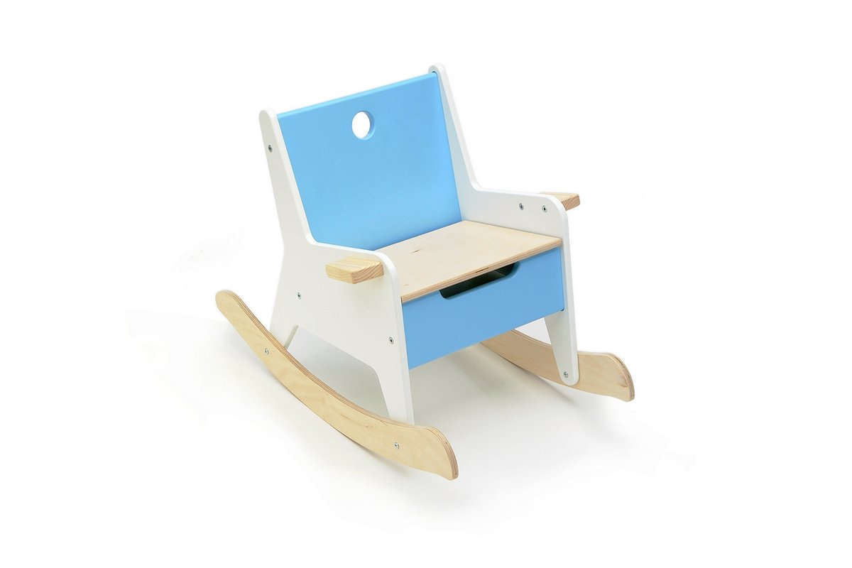 offi Rockabye Storage Rocker - Blue offi Rockabye Storage Rocker - Blue