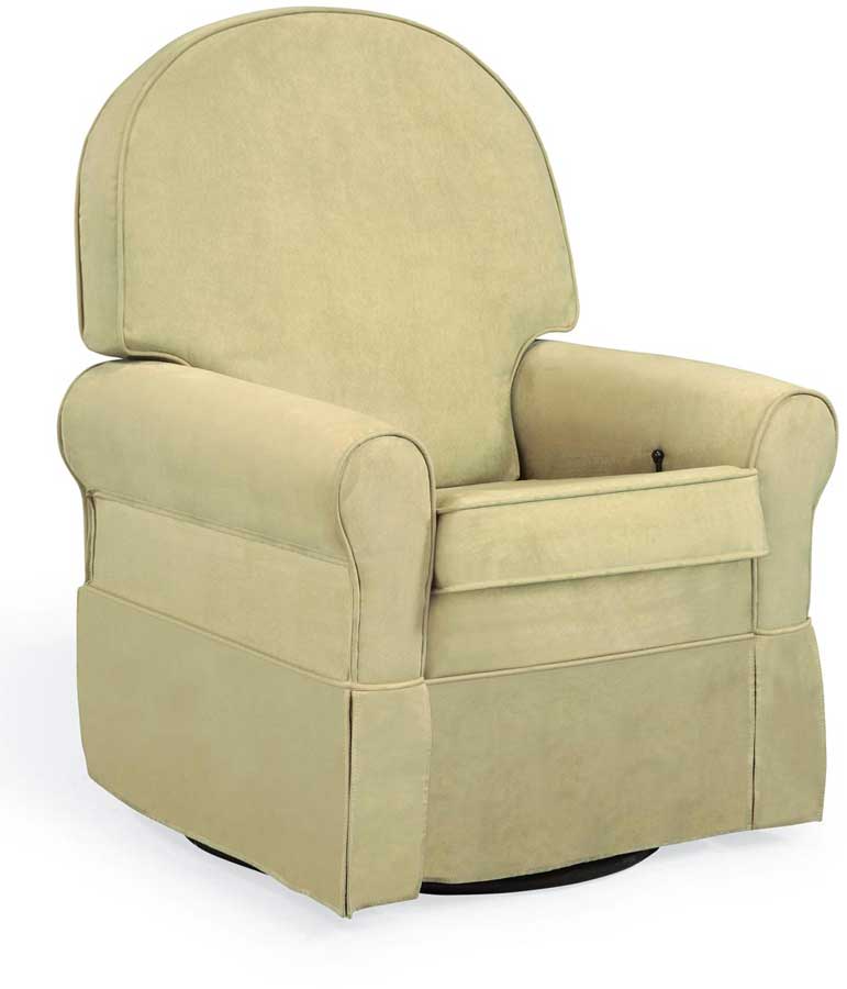 Shermag Luxury Glider Rocker and Ottoman