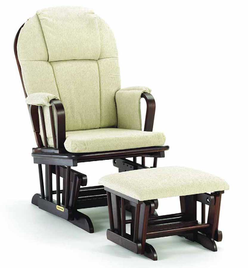 Shermag Classic Glider Rocker and Ottoman