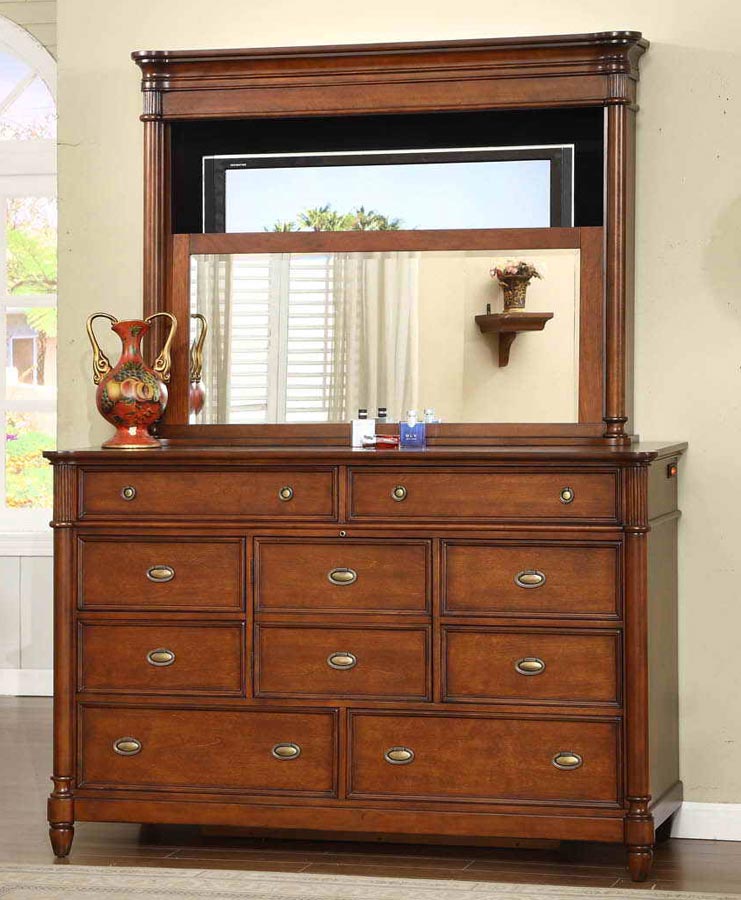Signature Home Durham Dresser with Mirror 64501617 at