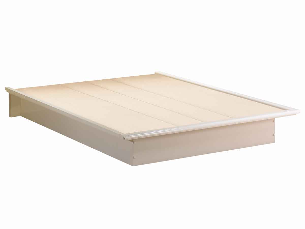 South Shore Contemporary Pure White Platform Bed South Shore Contemporary Pure White Platform Bed
