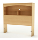 South Shore Step One Natural Maple Twin Bookcase Headboard