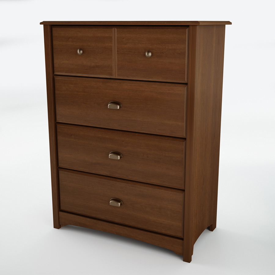 South Shore Willow Sumptuous Cherry 4 Drawer Chest