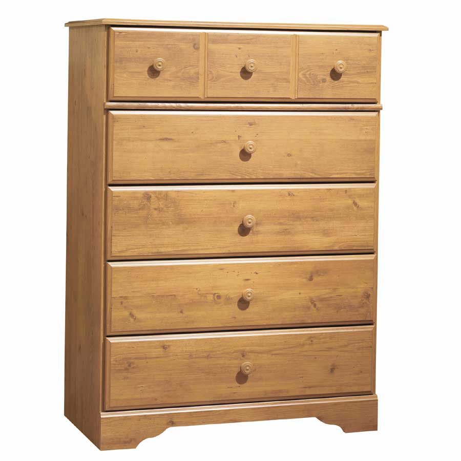 South Shore Little Treasures Country Pine 5 Drawer Chest