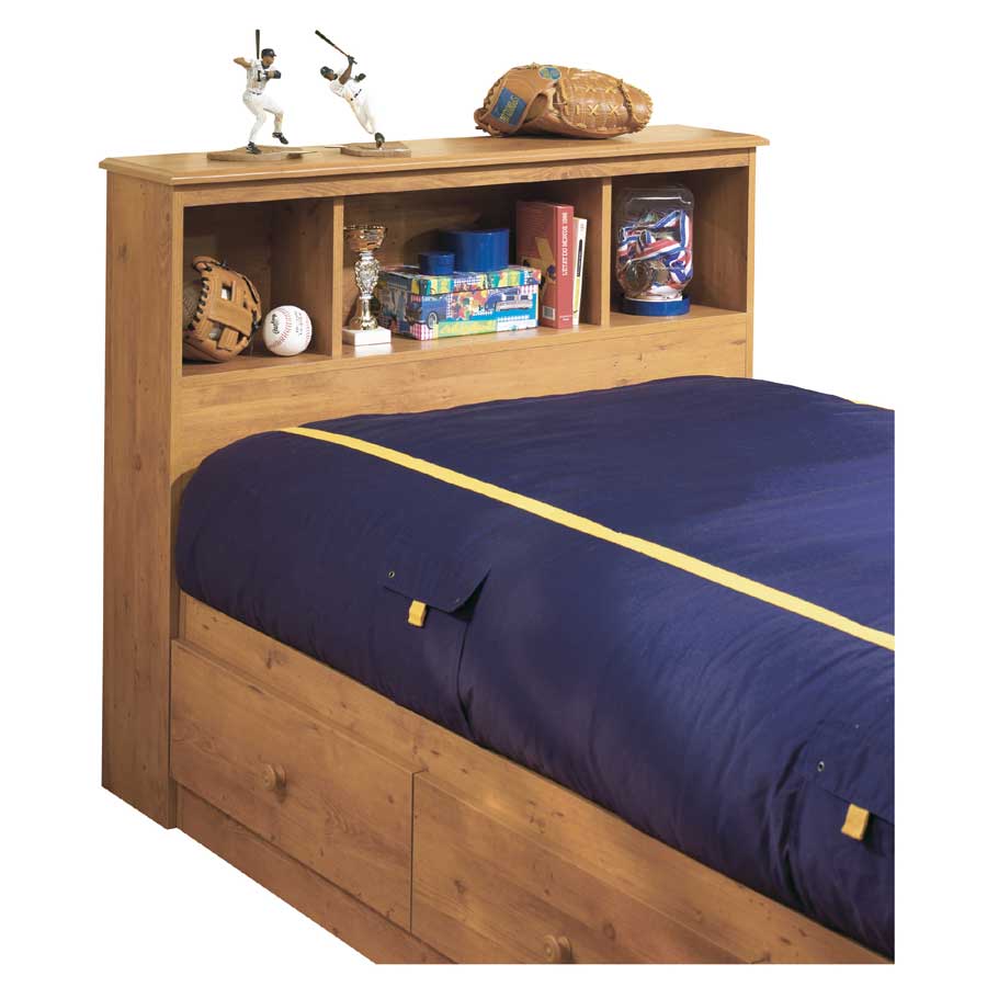 South Shore Little Treasures Country Pine Twin Bookcase Headboard