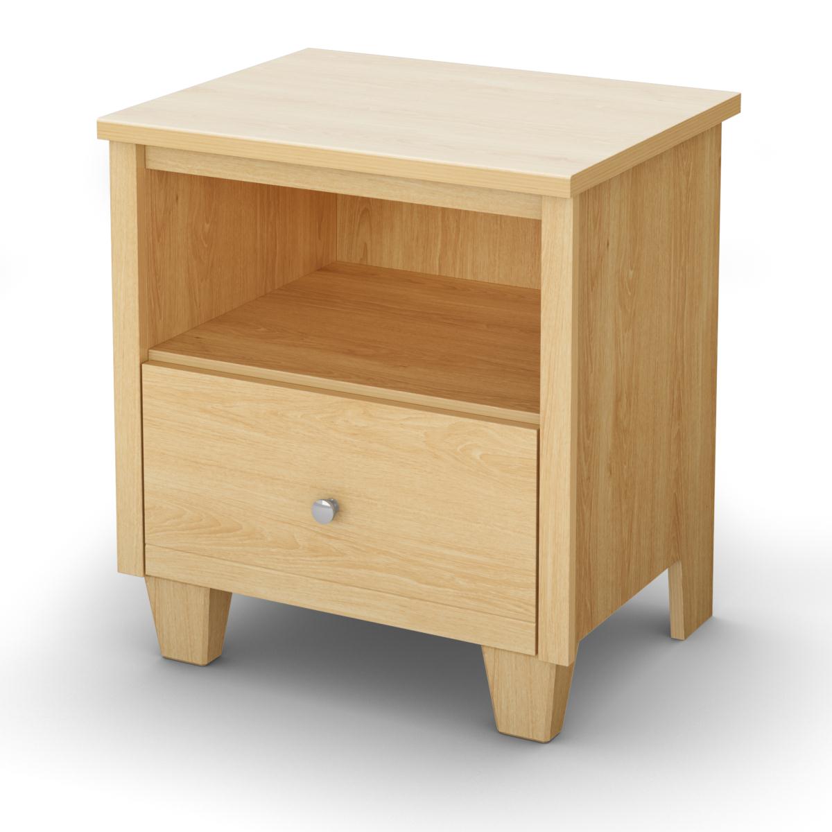South Shore Clever Room Night Stand - Natural Maple South Shore Clever Room Night Stand - Natural Maple