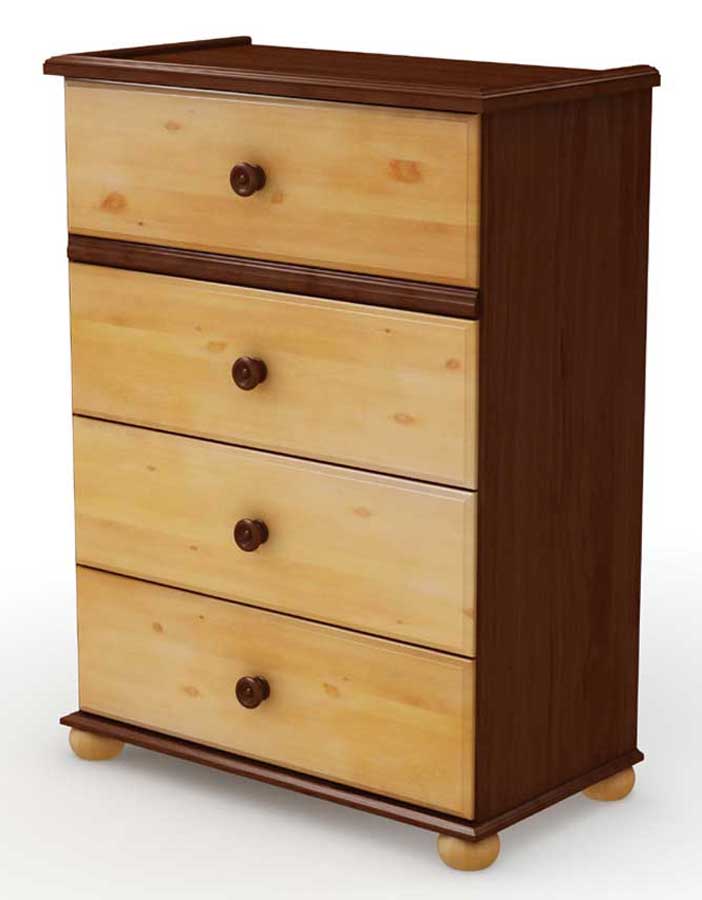 South Shore Tree House Sumptuous Cherry and Mellow Pine 4 Drawer Chest South Shore Tree House Sumptuous Cherry and Mellow Pine 4 Drawer Chest