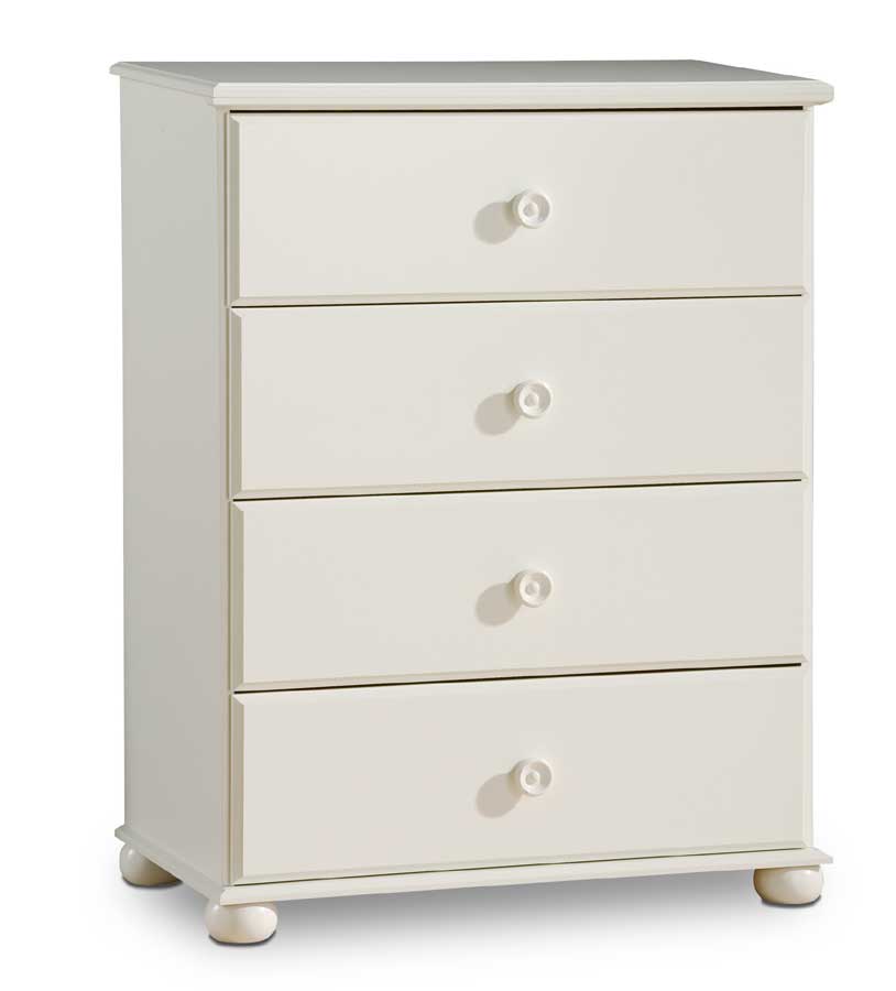 South Shore Sand Castle Pure White 4 Drawer Chest