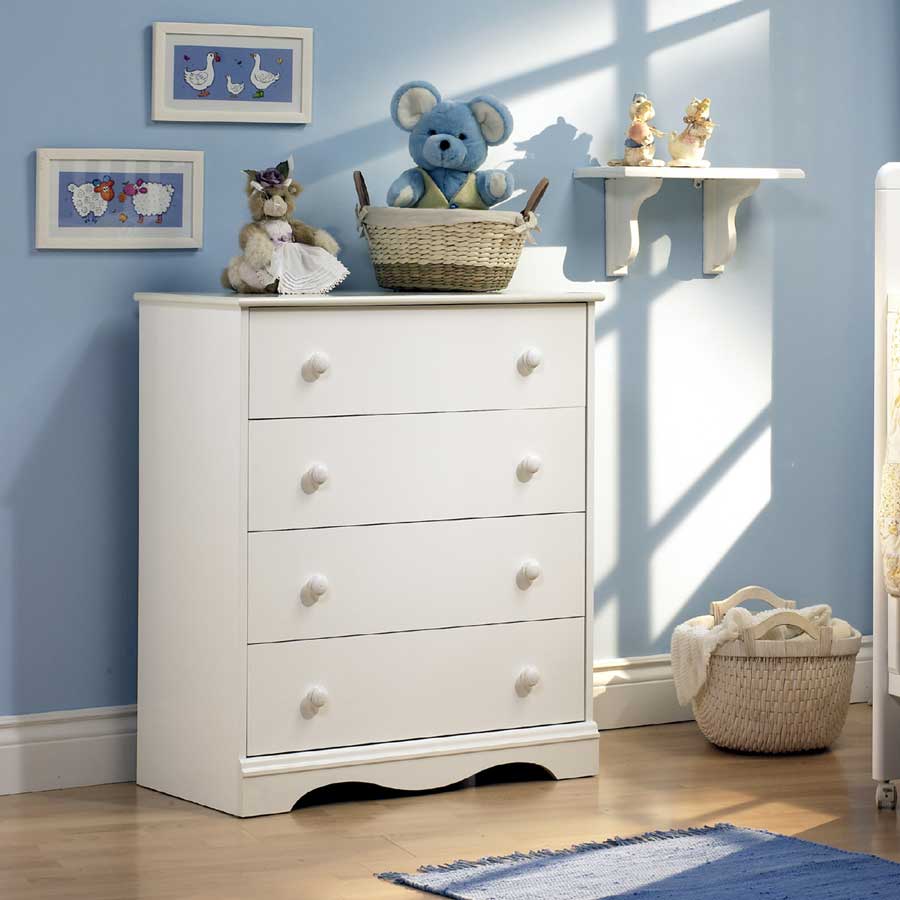 South Shore Heavenly Pure White Dresser