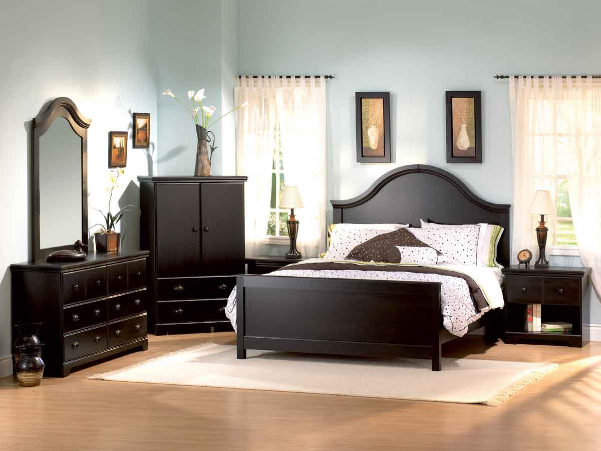 South Shore Mountain Lodge Ebony Queen Bed