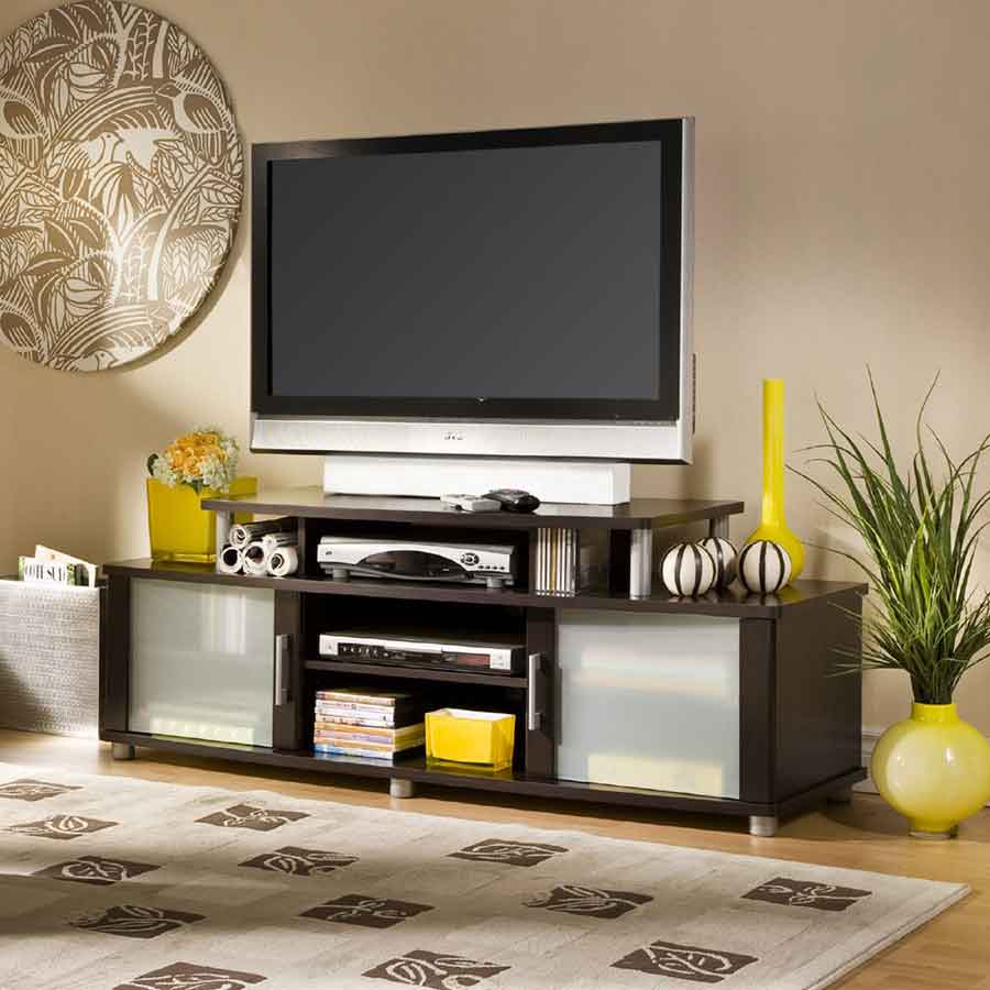 South Shore City Life Chocolate TV Stand