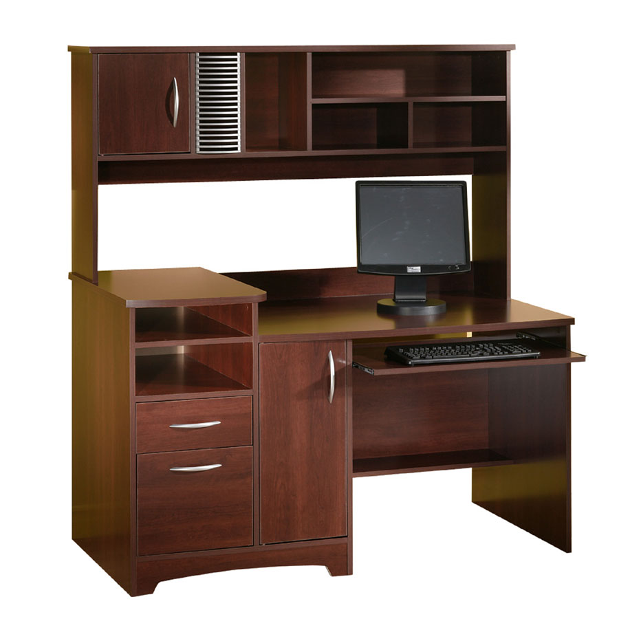 South Shore Squared Royal Cherry Computer Desk